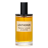 Luxurious D.S. & Durga Leatherize Eau De Parfum, featuring cruelty-free leather and rich notes of butterscotch, saffron, and myrrh.