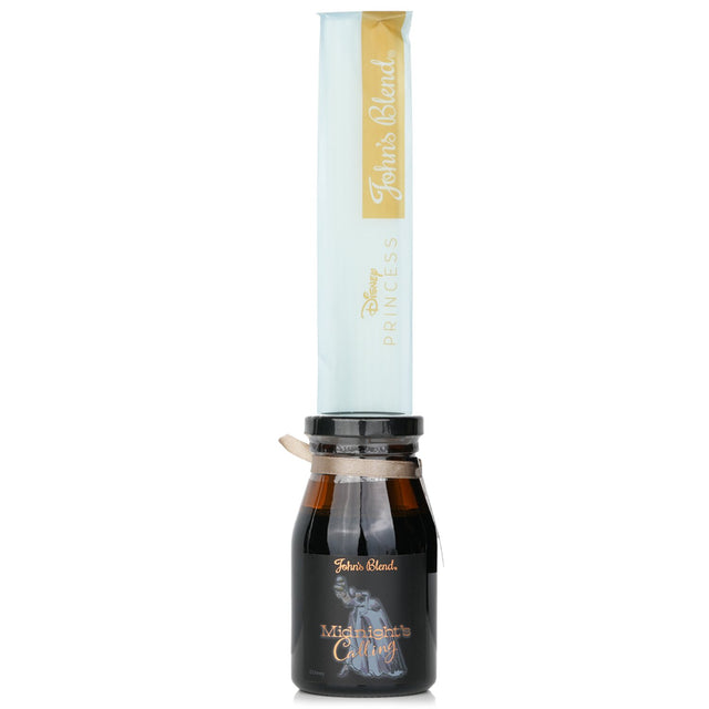 Color-changing Disney Princess reed diffuser inspired by Cinderella, featuring a magical midnight fragrance and stylish design.
