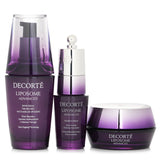 Cosme Decorte Liposome Advanced Repair Set: three  effective skincare products for deep nourishment and anti-aging benefits.