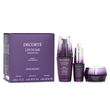 Cosme Decorte Liposome Advanced Repair Set with serum, eye serum, and cream for deep nourishment and anti-aging benefits.