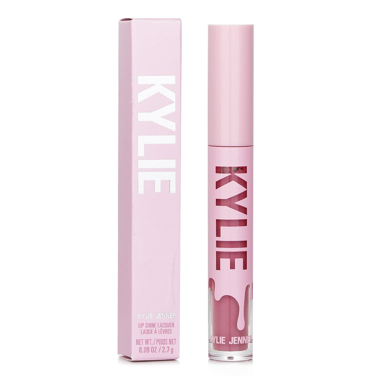 Kylie By Kylie Jenner Lip Shine Lacquer #340 90's Baby, a hydrating, vegan lip color with high shine and precise applicator.