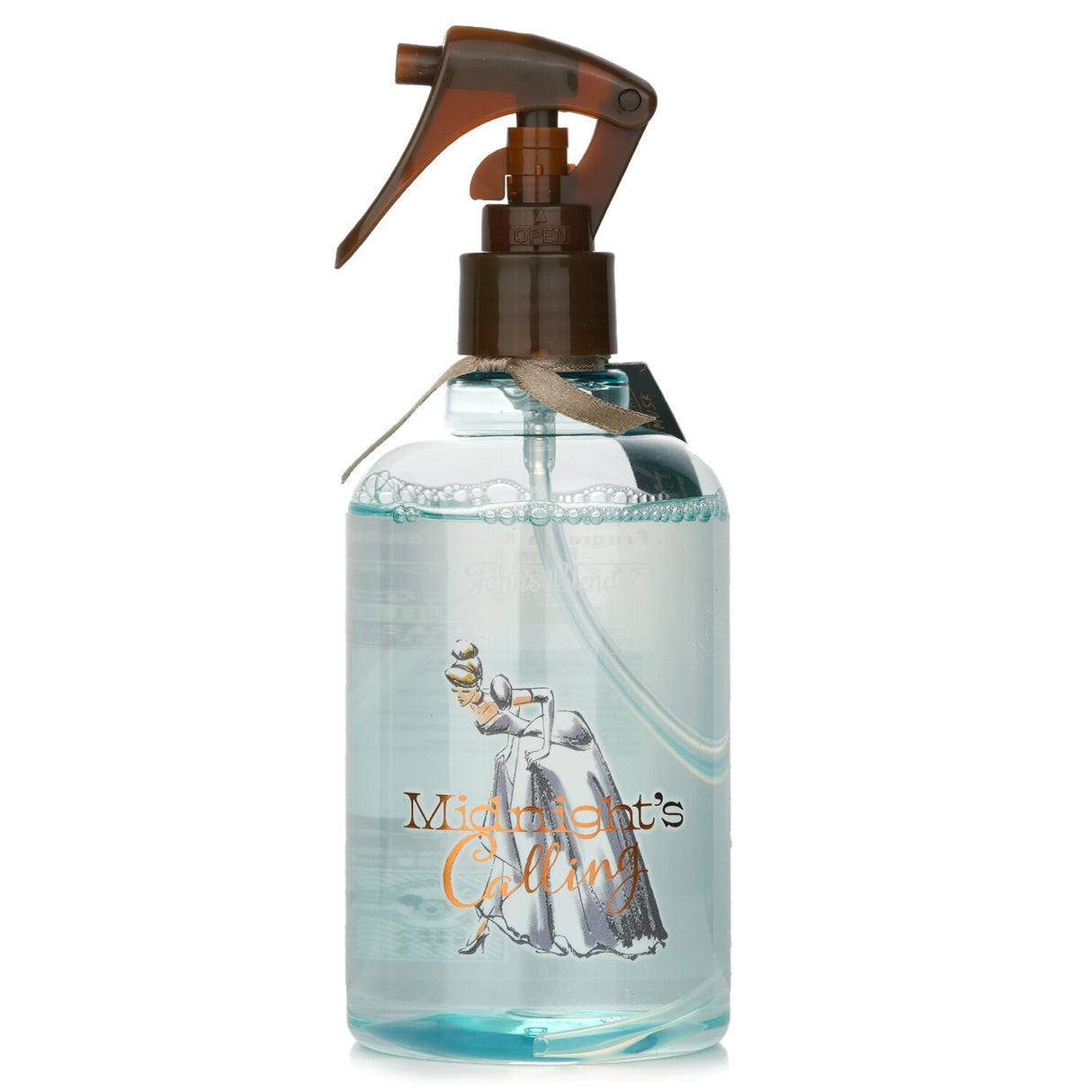 Magic-inspired room mist with Cinderella notes, infusing musk for a inviting home atmosphere.