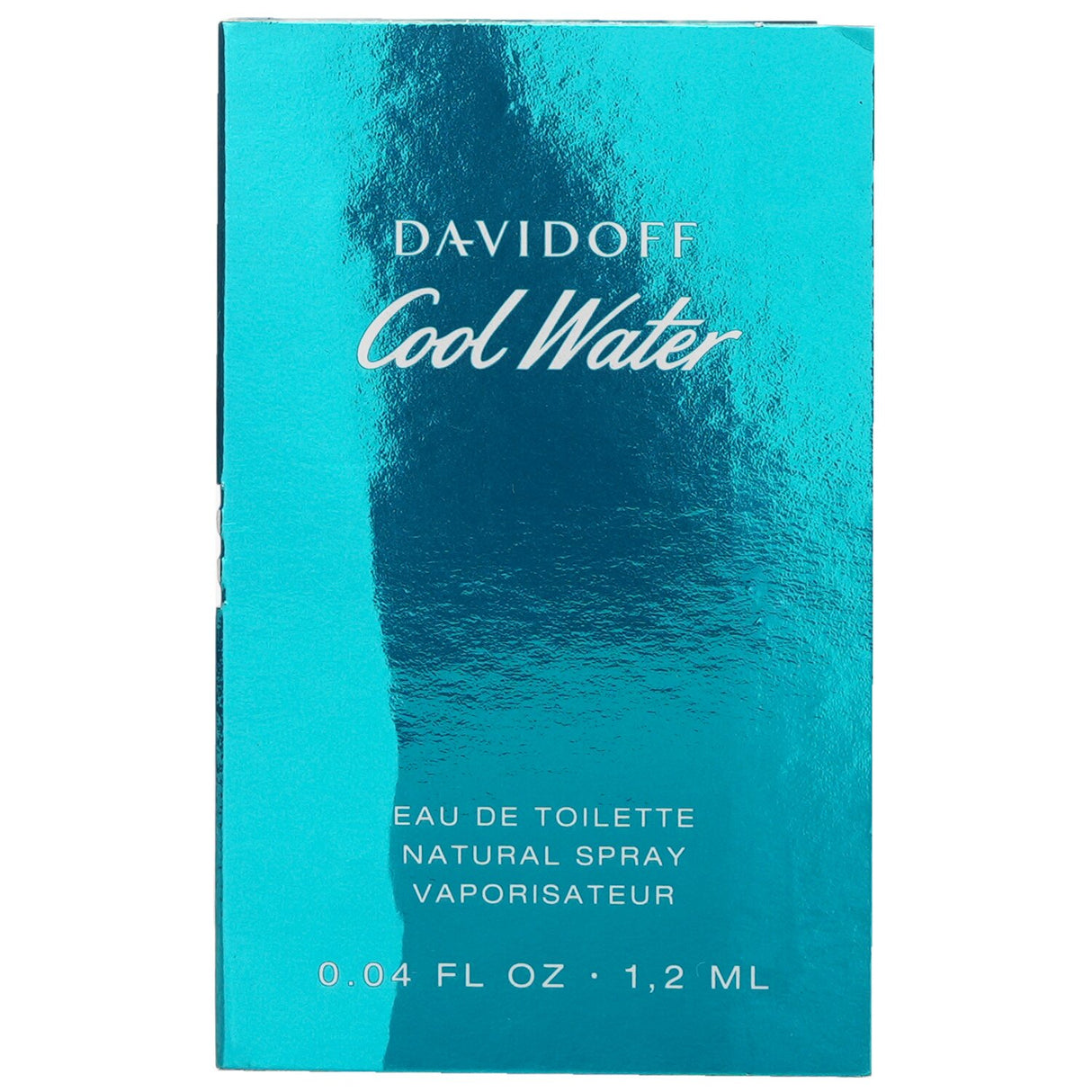 Miniature Davidoff Cool Water EDT Spray (1.2ml) featuring a fresh floral aquatic scent ideal for daily wear and travel.