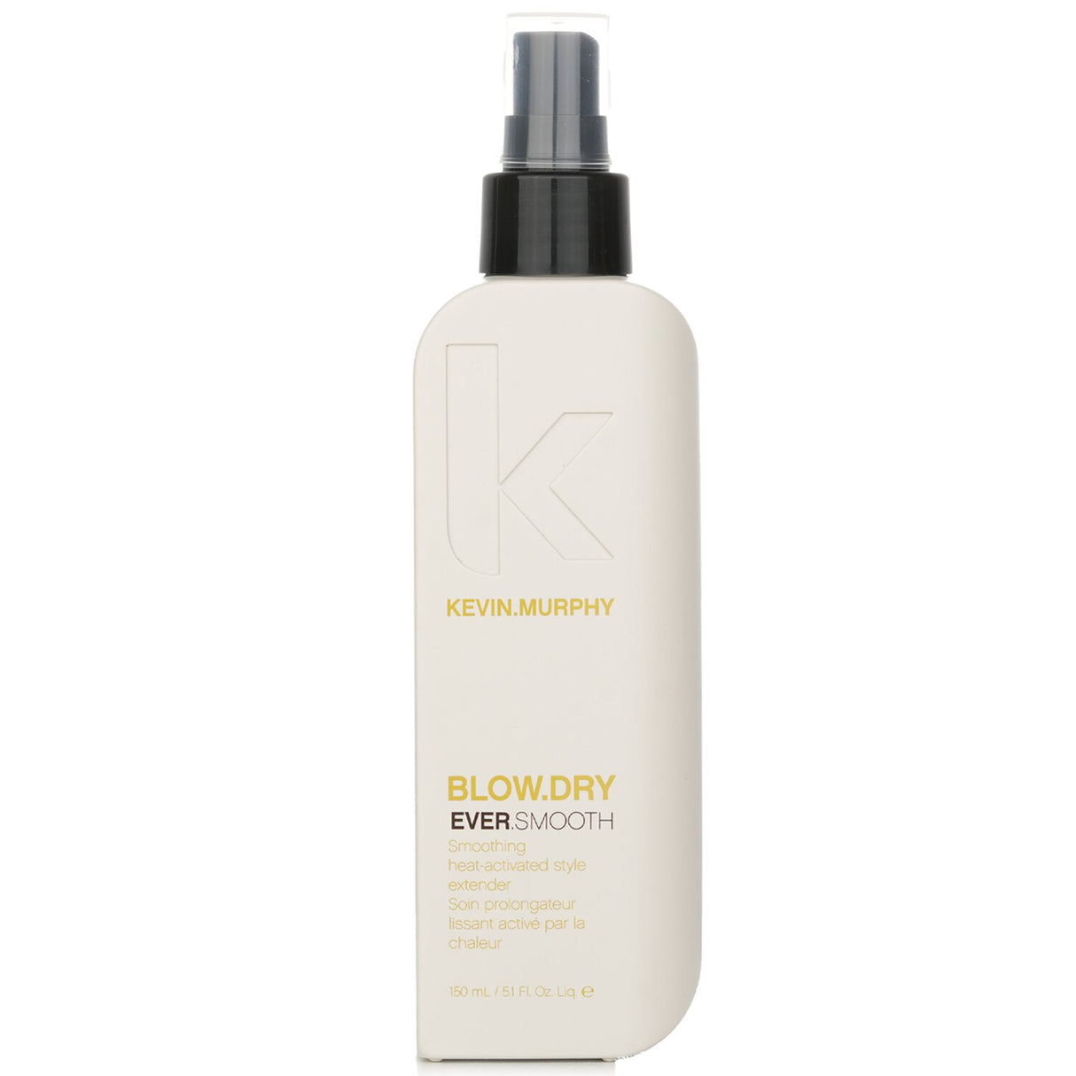 Kevin Murphy Ever.Smooth Spray for sleek, silky hair; heat-activated formula cuts dry time and enhances style longevity.