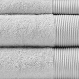 Cloud Linen Retreat Cotton Tencel Antimicrobial 6 Piece Towel Set Grey