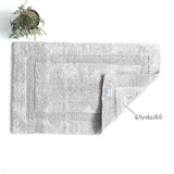 Renee Taylor Soho Cotton Reversible Bath Mat 50 x 80cms Granite