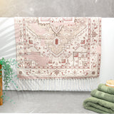 Renee Taylor Athens Vintage Handwoven Bath Rug 65 x 110cms