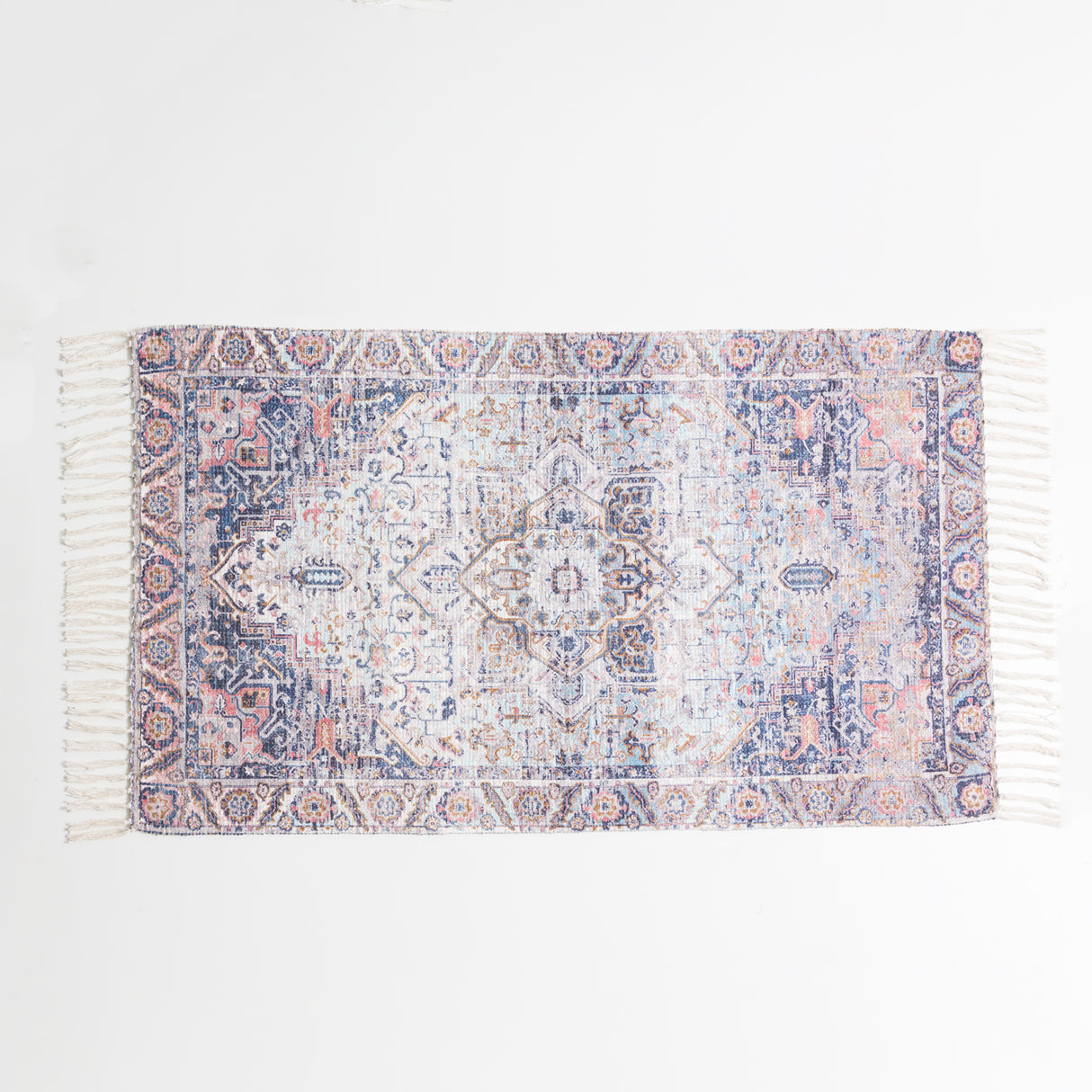 Renee Taylor Kashan Vintage Handwoven Bath Rug 65 x 110cms