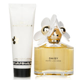 Marc Jacobs Daisy Travel Coffret featuring 100ml Eau De Toilette and 75ml Body Lotion, perfect for on-the-go elegance.