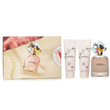 Set of Marc Jacobs Perfect Coffret featuring Eau De Parfum, Body Lotion, and Shower Gel for a luxurious fragrance experience.