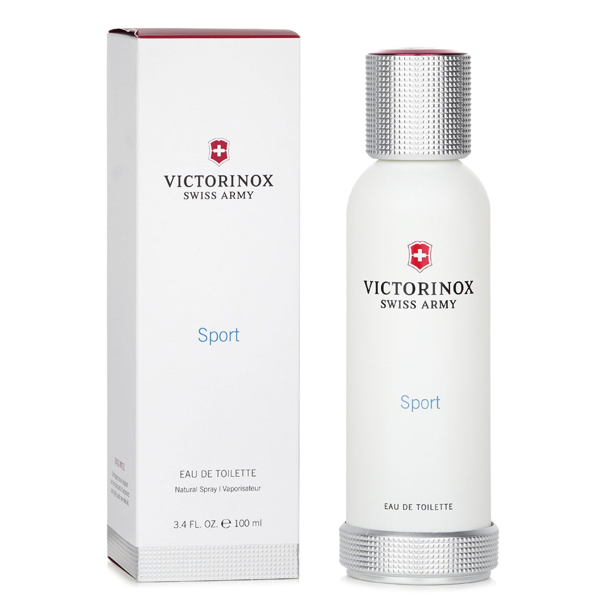 Victorinox Swiss Army Sport Eau De Toilette 100ml, a fresh, adventurous fragrance for active men, blending citrus and herbal notes.