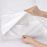 Renee Taylor 700 TC Tencel Lyocell Fibre & Cotton Sheet Set Deep King White