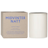Midvinternatt Scented Candle by Bjork & Berries, 240g; a winter-inspired, eco-friendly candle that creates a cozy ambiance.