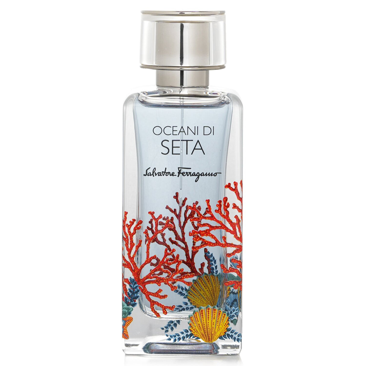 Salvatore Ferragamo Oceani Di Seta Eau De Parfum 100ml, a refreshing ocean-inspired fragrance in an elegant bottle.