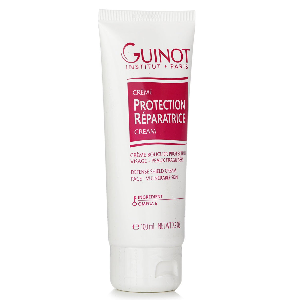 Guinot Protection Reparatrice Cream, 100ml: Nourishing cream with Omega 6, avocado extract; soothes and protects skin against damage.