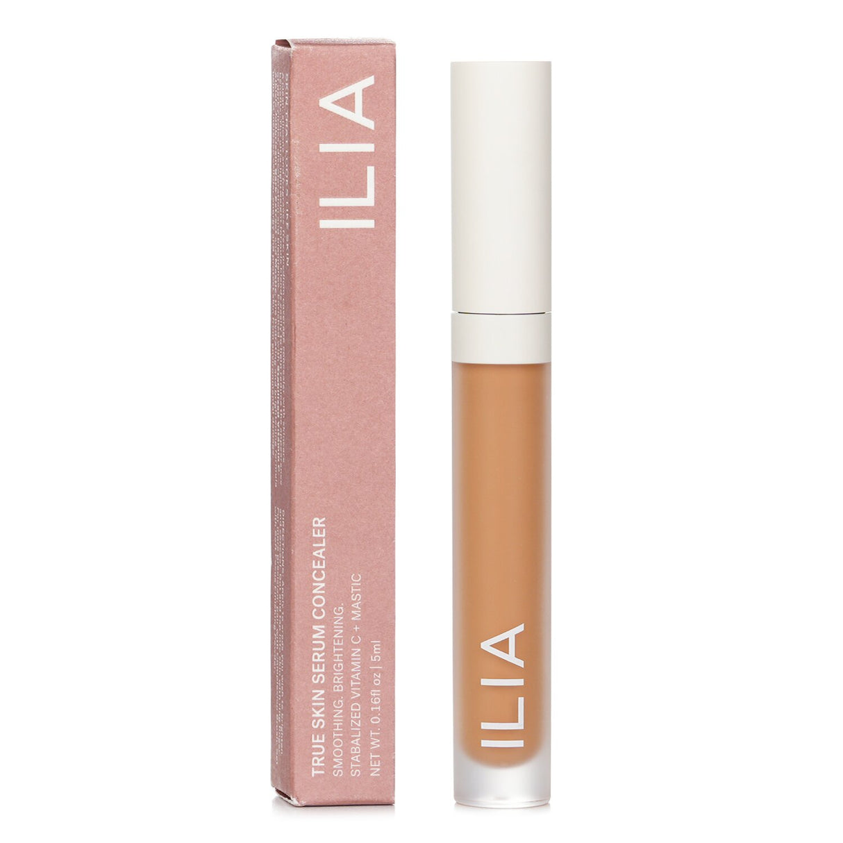 Lightweight ILIA True Skin Serum Concealer #SC3.5 Chia offers medium coverage with serum-like texture for a flawless complexion.