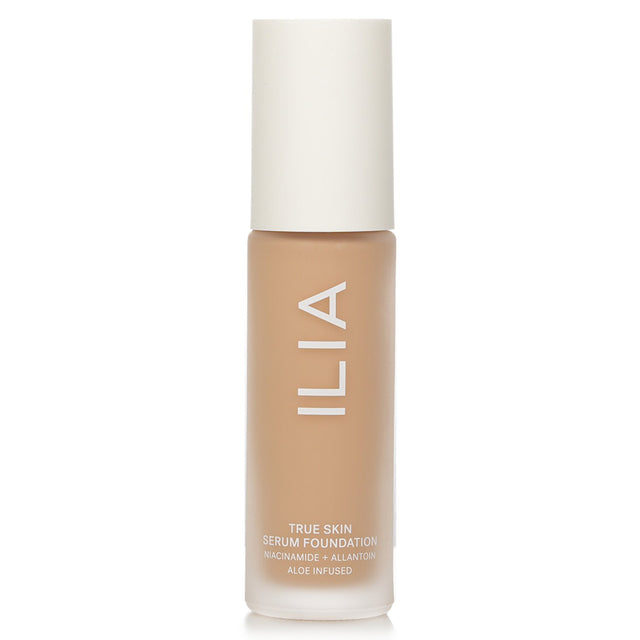 ILIA True Skin Serum Foundation in SF2 Tavarua, a weightless formula for radiant coverage and skin nourishment.