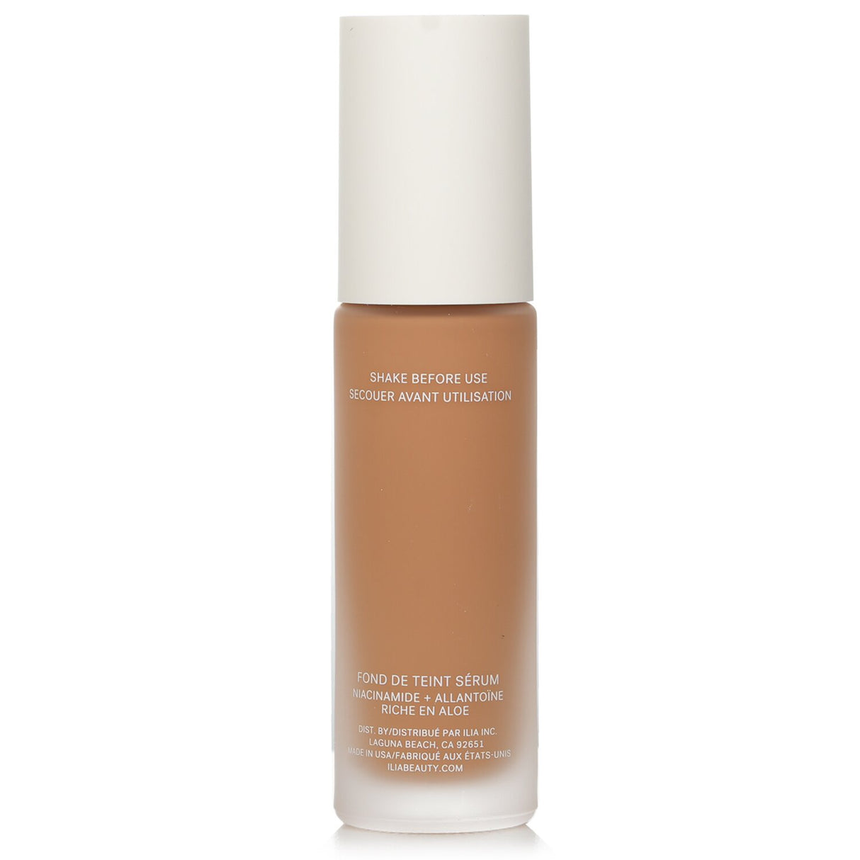 ILIA True Skin Serum Foundation #SF8 Bedarra in 30ml, a weightless blend for natural coverage with skincare benefits.