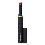 MAC Powder Kiss Slim Stick in #886 Marrakesh-Mere; a bold, moisture-infused lipstick with a velvet-soft texture and 12-hour wear.