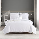 Renee Taylor Atlantis Jacquard Quilt Cover Set King White