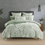 Renee Taylor Lansfield Jacquard European Pillowcase Sage