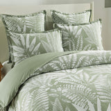 Renee Taylor Lansfield Jacquard European Pillowcase Sage