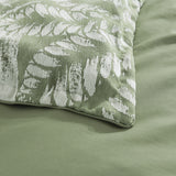 Renee Taylor Lansfield Jacquard European Pillowcase Sage