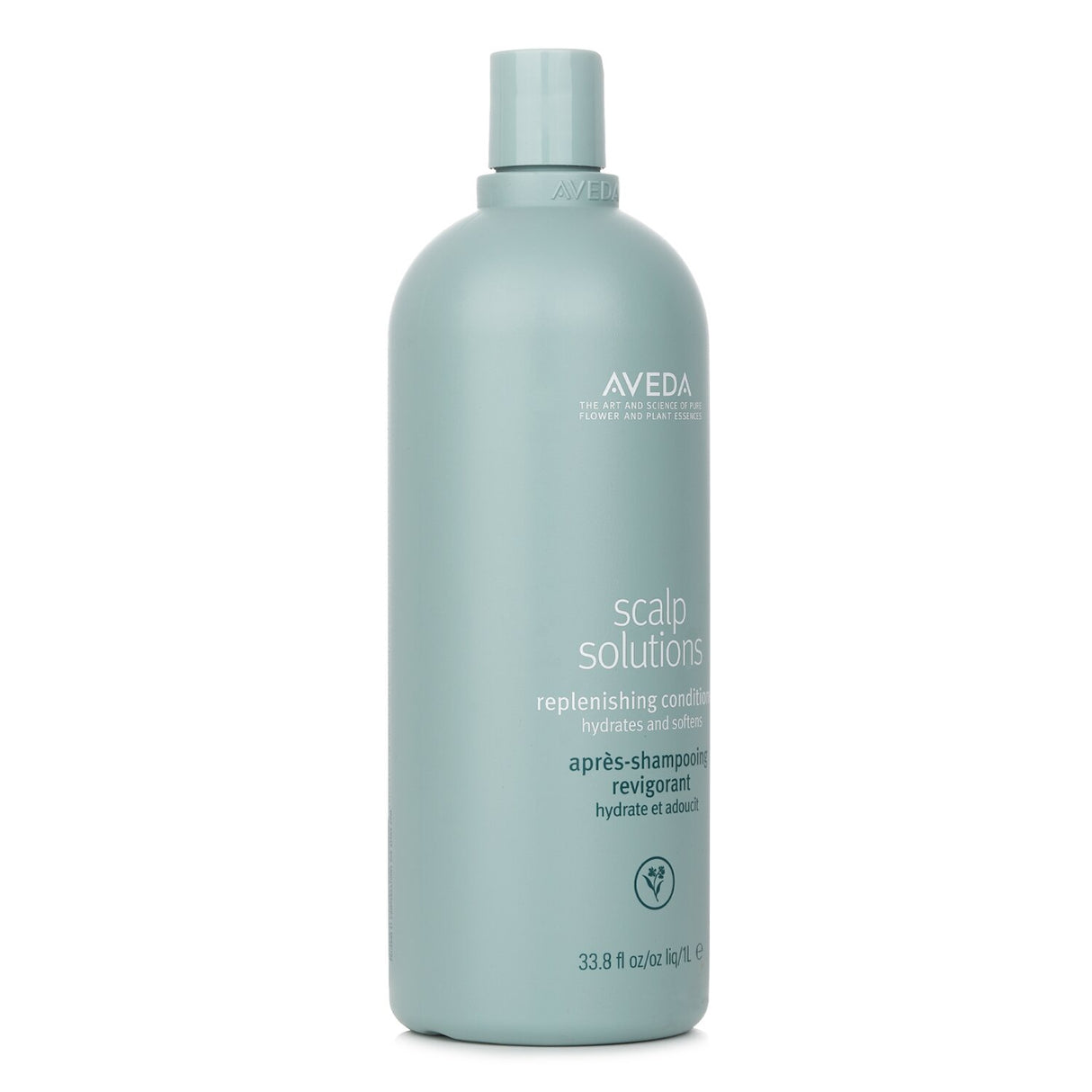 Aveda Scalp Solutions Replenishing Conditioner in 1000ml, a vegan, hydrating formula for healthy hair and scalp with citrus scent.