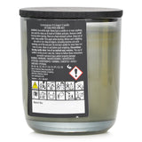 Natural wax candle with lemongrass and ginger scent, handcrafted, 210g, eco-friendly, 50-hour burn time.