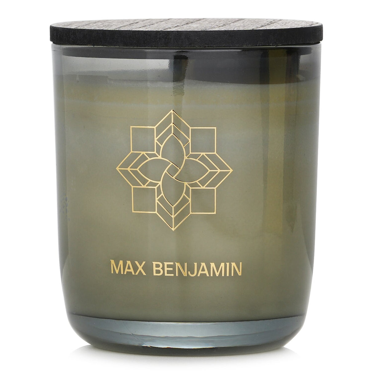 Natural wax candle with lemongrass and ginger scent, hand-poured, eco-friendly, 210g, clean burn, uplifting ambiance.