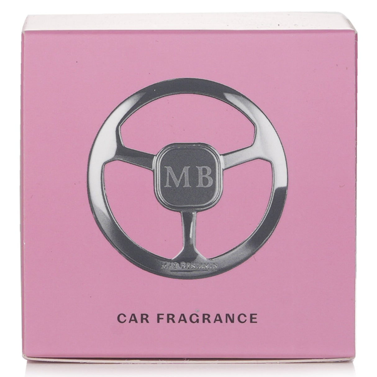 Luxurious car fragrance resembling a vintage steering wheel with exotic notes of pink pepper, vanilla, and cedarwood.