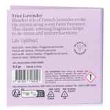 Max Benjamin True Lavender car fragrance refill promoting relaxation with soothing lavender scent, ideal for stress-free driving.