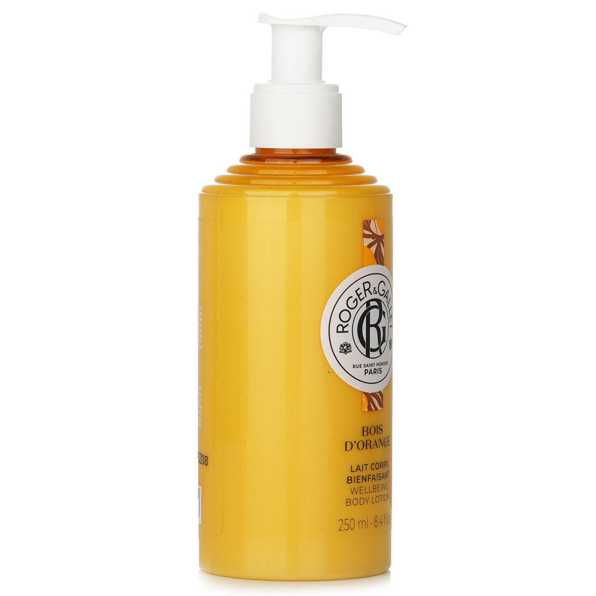 Roger & Gallet Orange Wood Body Lotion - 250ml, lightweight formula with refreshing orange scent for hydrated, smooth skin.