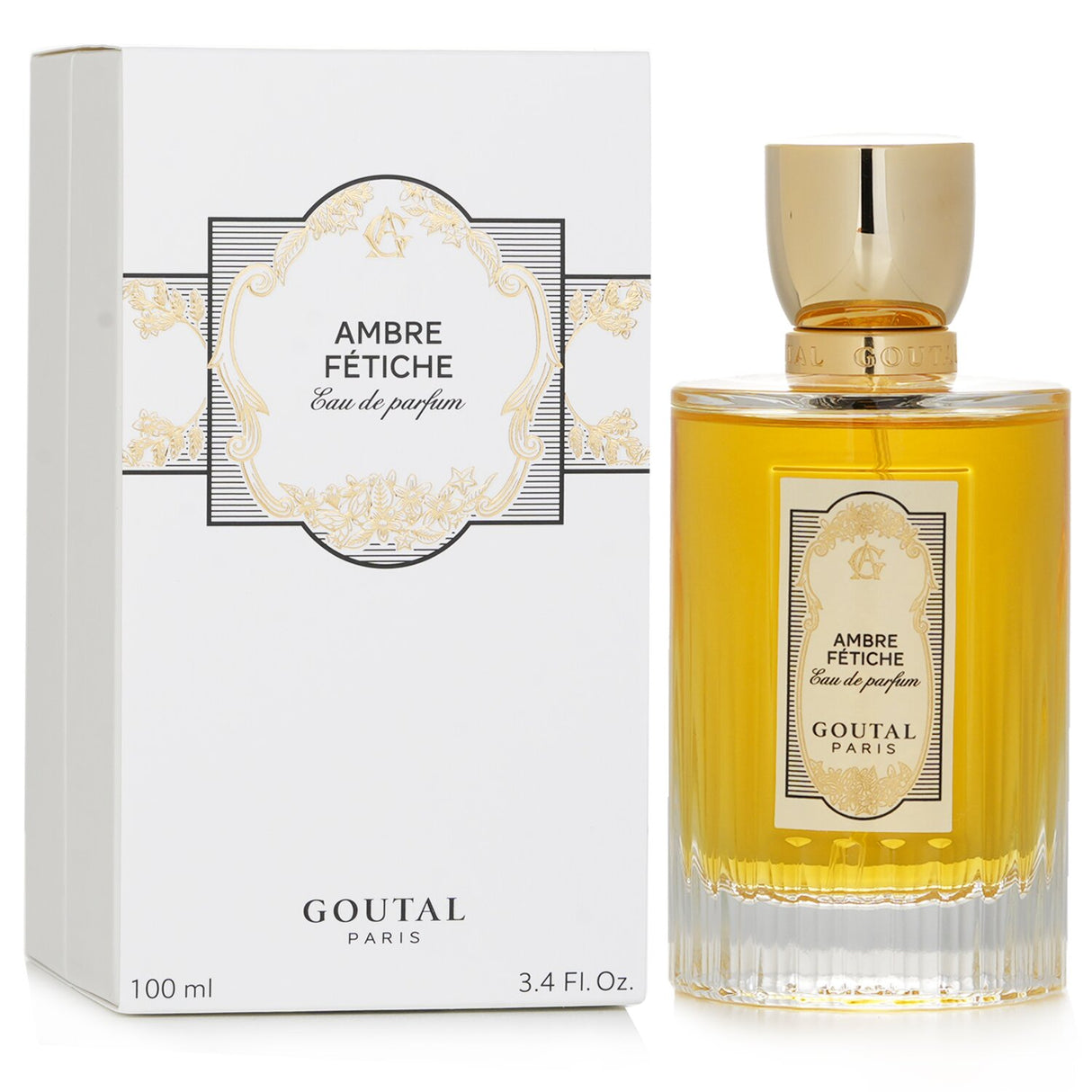 Goutal Ambre Fetiche 100ml Eau De Parfum, a warm oriental fragrance for men with sweet smoky notes and luxurious undertones.