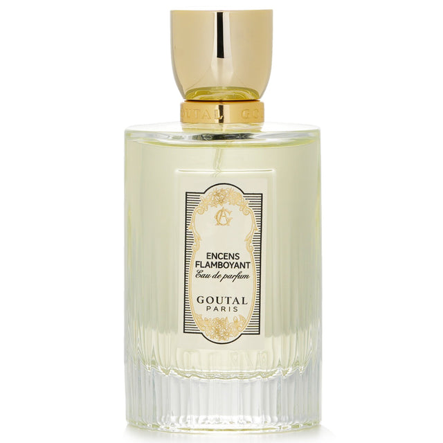 Goutal Encens Flamboyant Eau De Parfum, 100ml, blends warm, smoky notes for an elegant and mysterious fragrance experience.