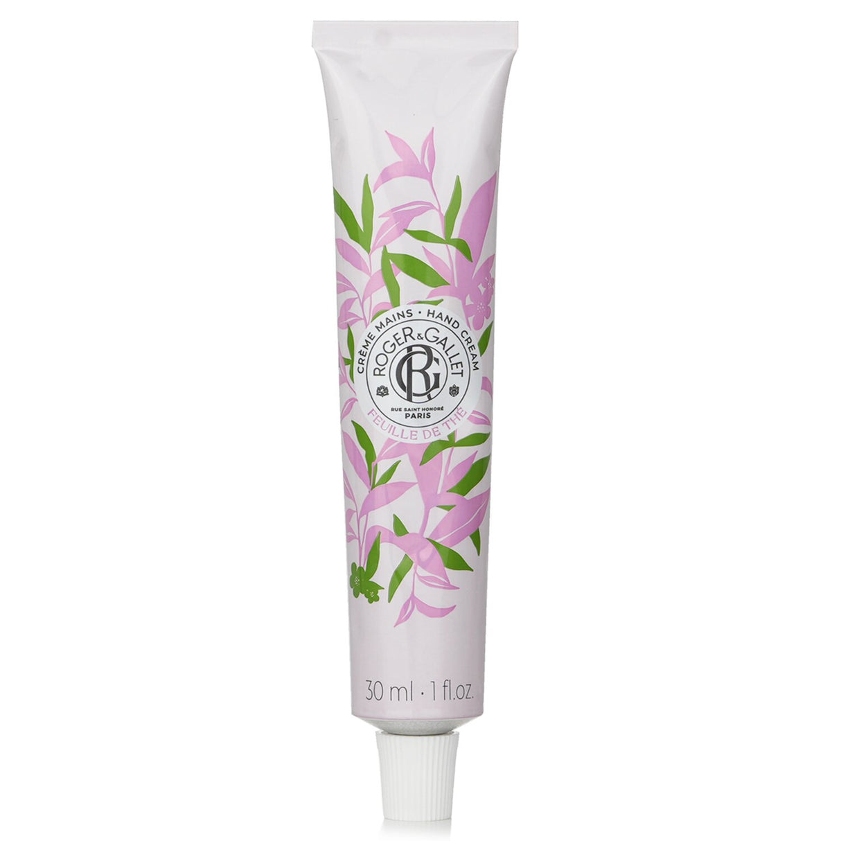 Luxurious 30ml hand cream infused with green tea for soft, hydrated, and delicately scented hands.