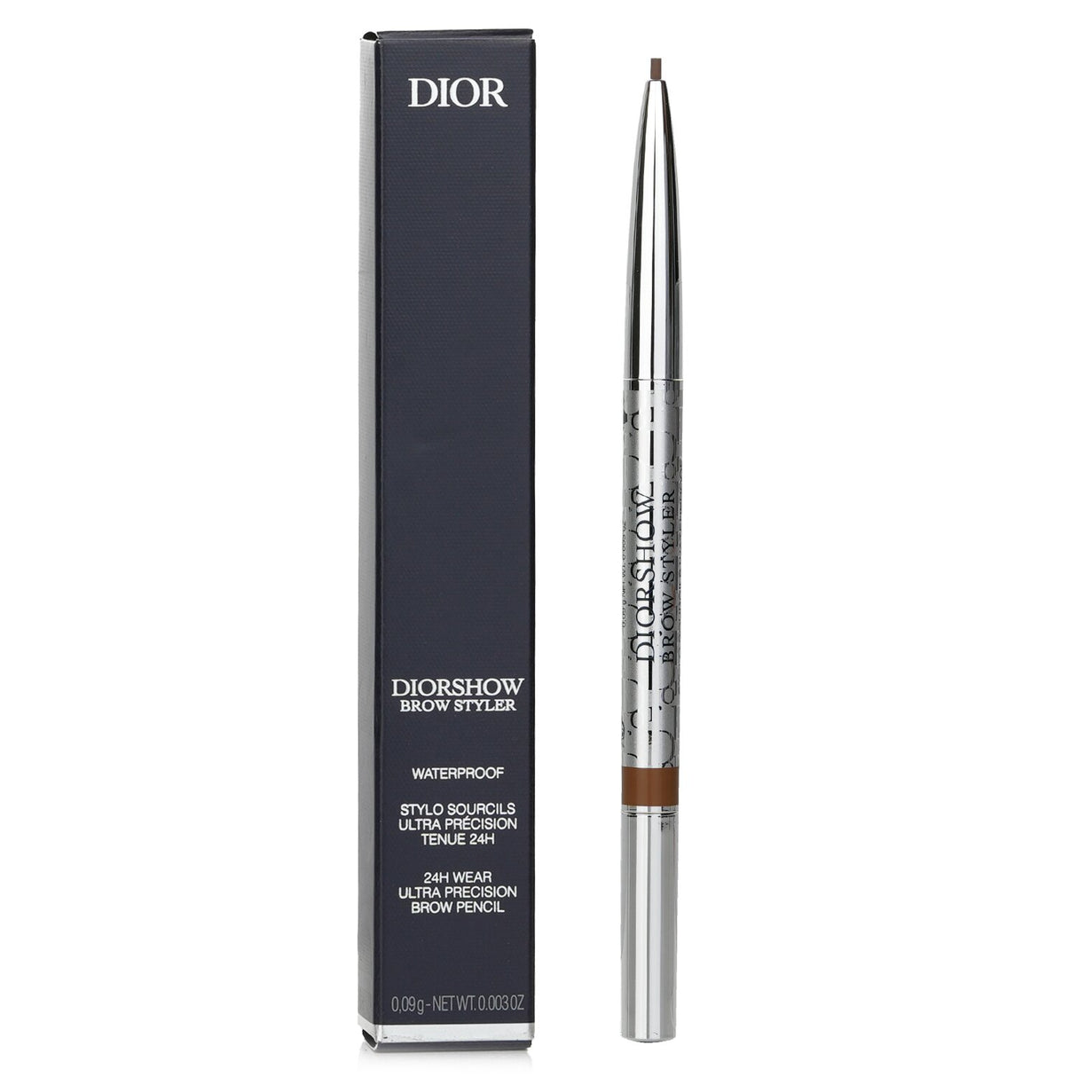 Christian Dior Diorshow Brow Styler in #02 Chestnut, a precision brow gel for effortless grooming and shaping.