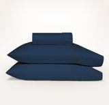 Ddecor Home 1500 Thread count Premium Cotton Blend Combo Sheet Set King Indigo