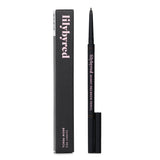 Lilybyred Skinny Mes Brow Pencil #03 Dark Brown, dual-ended with 1.5mm tip, for precise, natural-looking eyebrows.