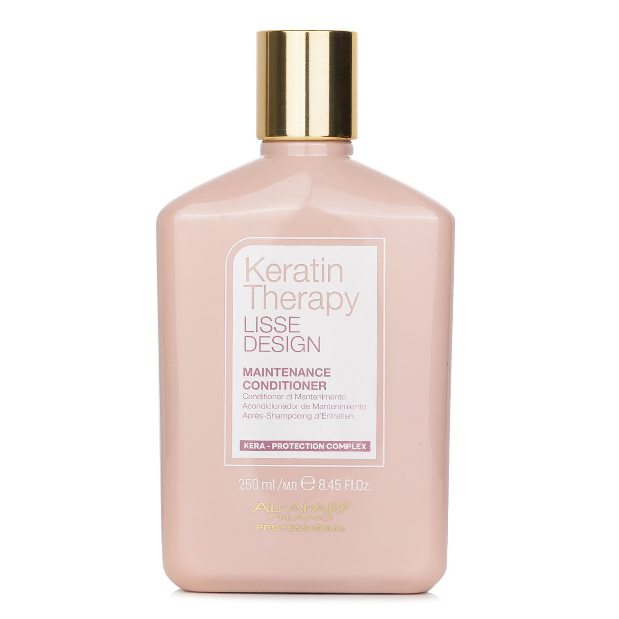 AlfaParf Keratin Therapy Conditioner in 250ml, nourishes and protects hair, ensuring silkiness and smoothness.