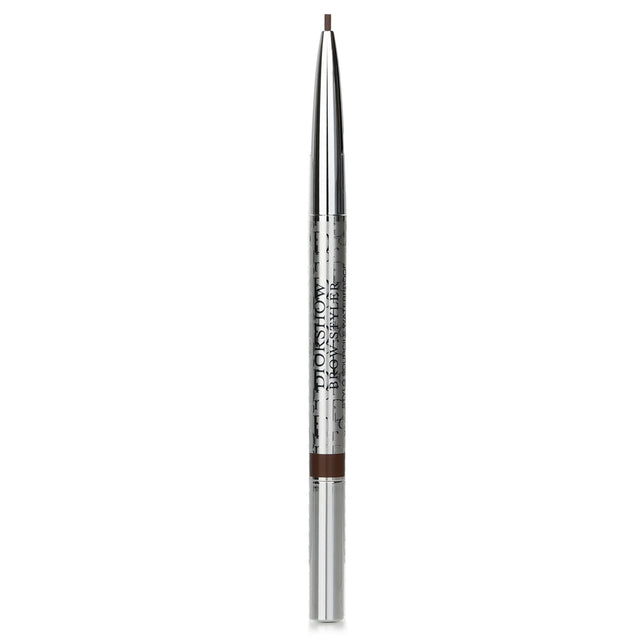 Christian Dior Diorshow Brow Styler #04 Auburn with click-brush applicator for precise, long-lasting, natural-looking brows.