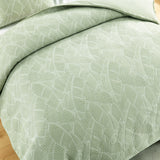 Renee Taylor Woods Jacquard Quilt Cover Set Queen Sage