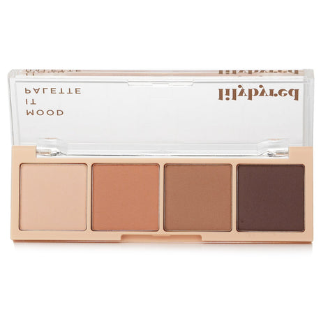 Lilybyred Mood It Palette #01 features 4 matte and natural eye shades for versatile, vibrant makeup looks.