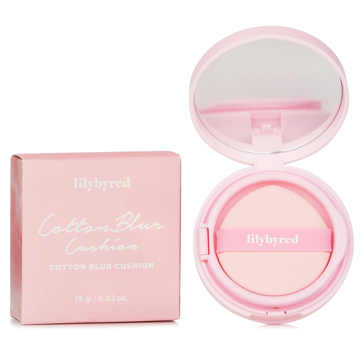 Lilybyred Cotton Blur Cushion #19 Pure Cotton, a lightweight foundation for flawless, radiant skin with soothing plant extracts.