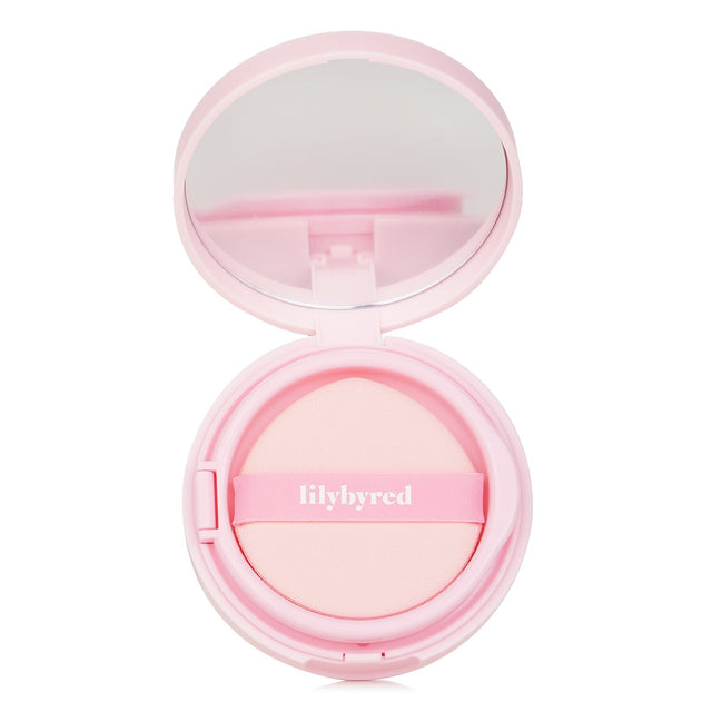 Lilybyred Cotton Blur Cushion #19 Pure Cotton, a lightweight foundation for a flawless, radiant complexion, suitable for all skin types.