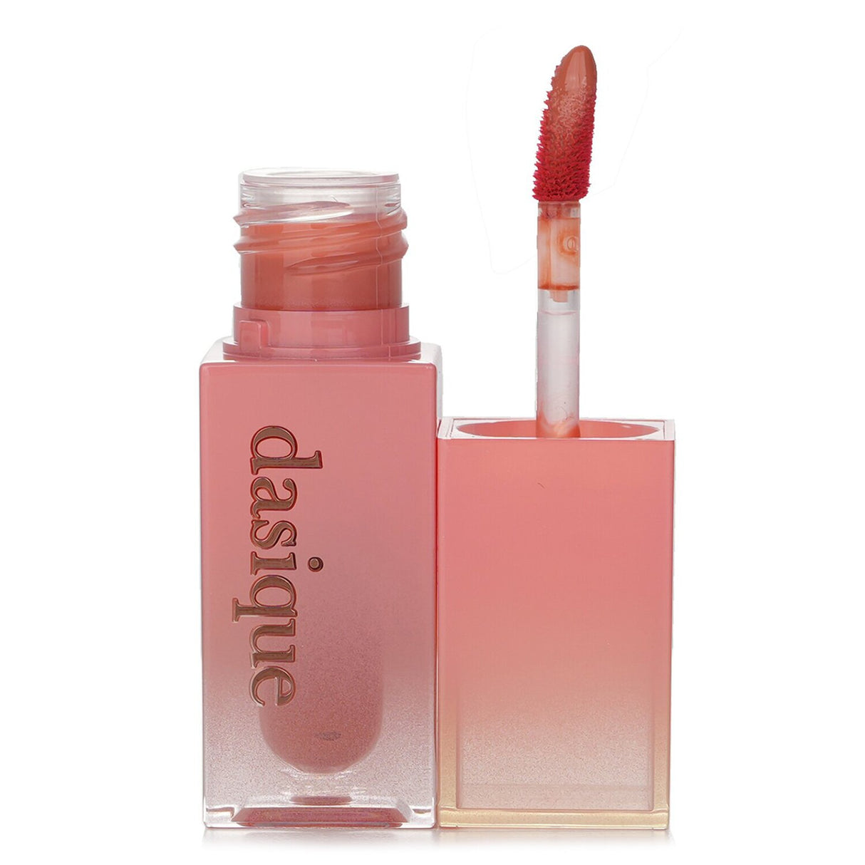 Dasique Juicy Dewy Tint in Mood Mango, a hydrating lip tint with a lightweight, non-sticky finish for vibrant, glossy lips.