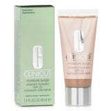 Clinique Moisture Surge Sheertint Hydrator SPF 25 in Universal Light Medium, a tinted moisturizer for radiant, hydrated skin.