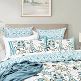 Renee Taylor 300 TC Cotton Reversible Quilt Cover Set Queen Anaya