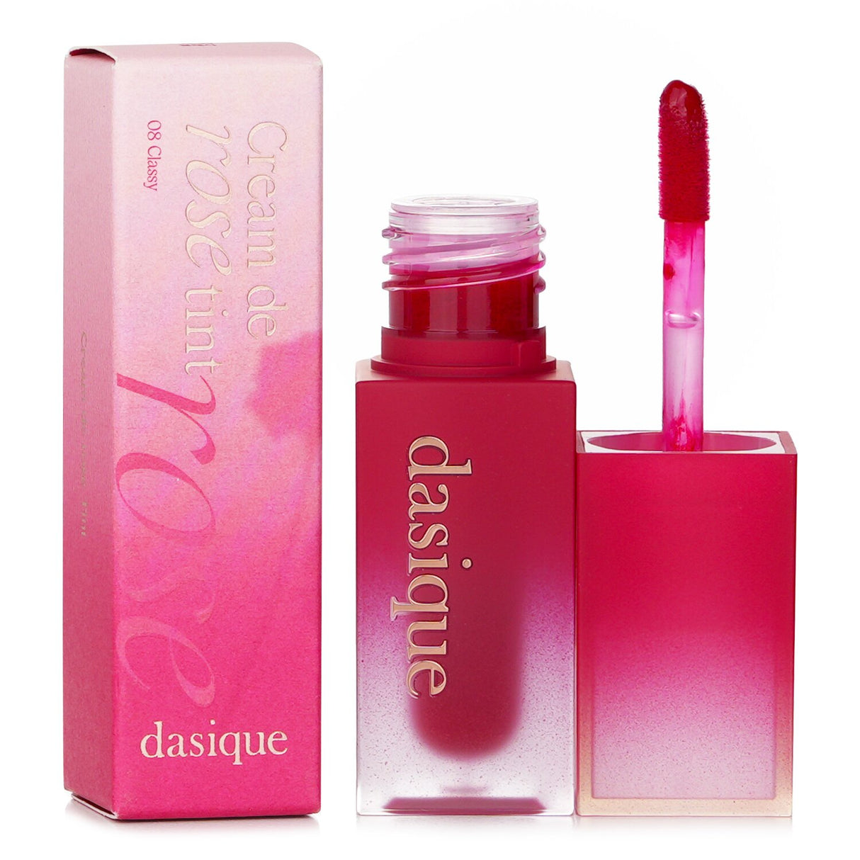 Dasique Cream De Rose Tint #08 Classy: creamy, dry rose color with a velvety, moisturizing texture for a matte finish.