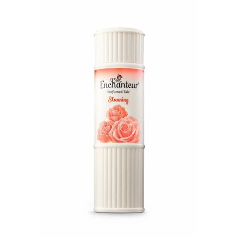 Enchanteur Talcum Powder 50g - Stunning: lightweight body powder for fresh, fragrant skin, ideal after bathing.